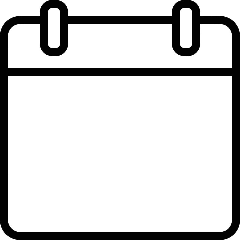 Calendar Icon for schedule reminder symbol image on the white background vector