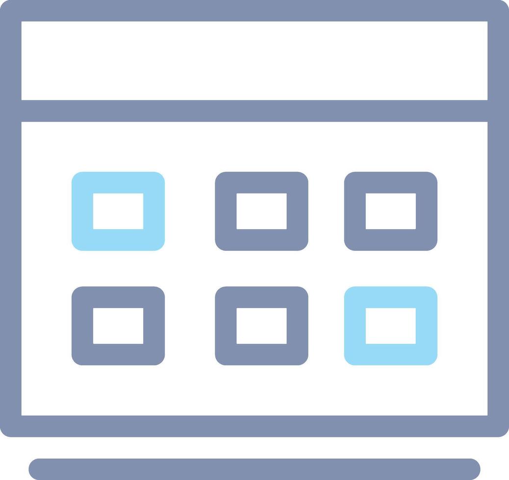 Calendar Icon for schedule reminder symbol image on the white background vector