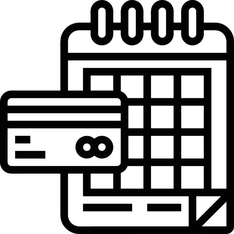 Calendar Icon for schedule reminder symbol image on the white background vector