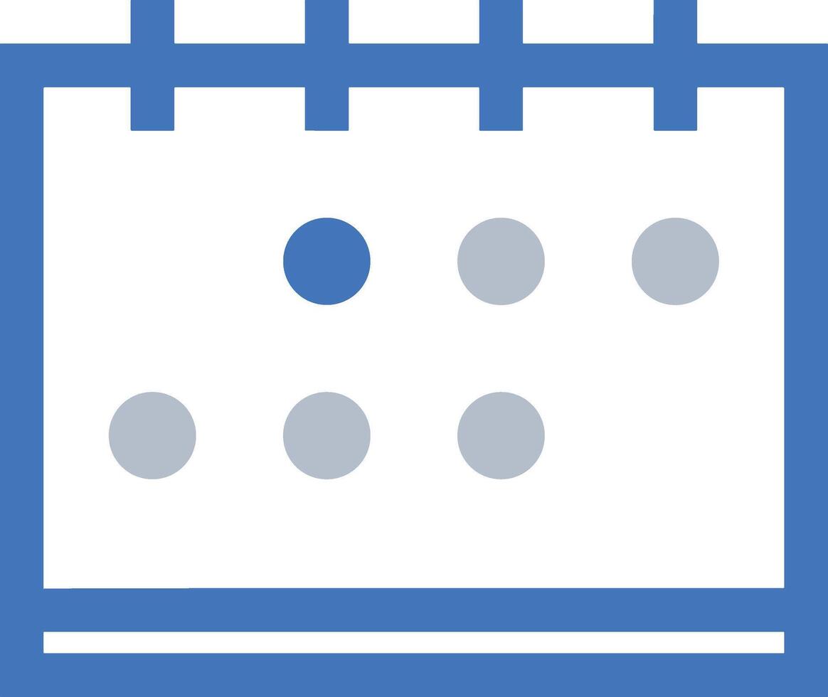 Calendar Icon for schedule reminder symbol image on the white background vector