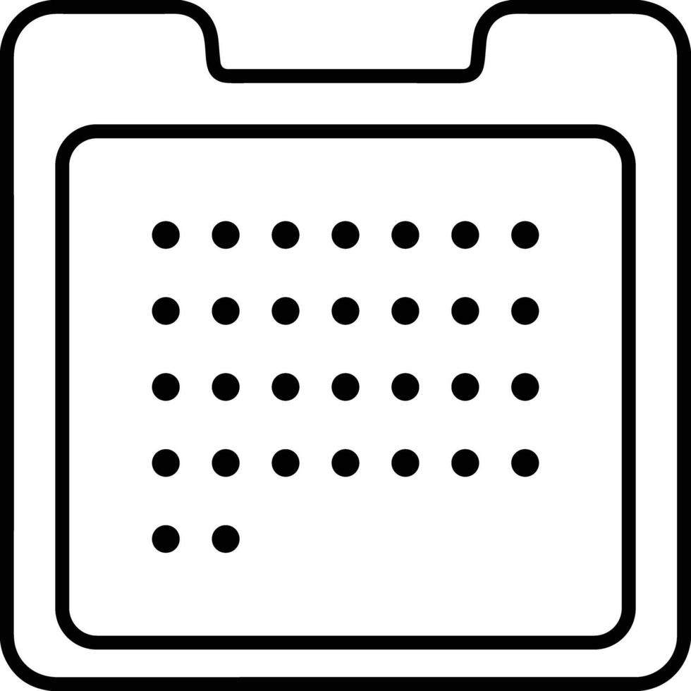 Calendar Icon for schedule reminder symbol image on the white background vector