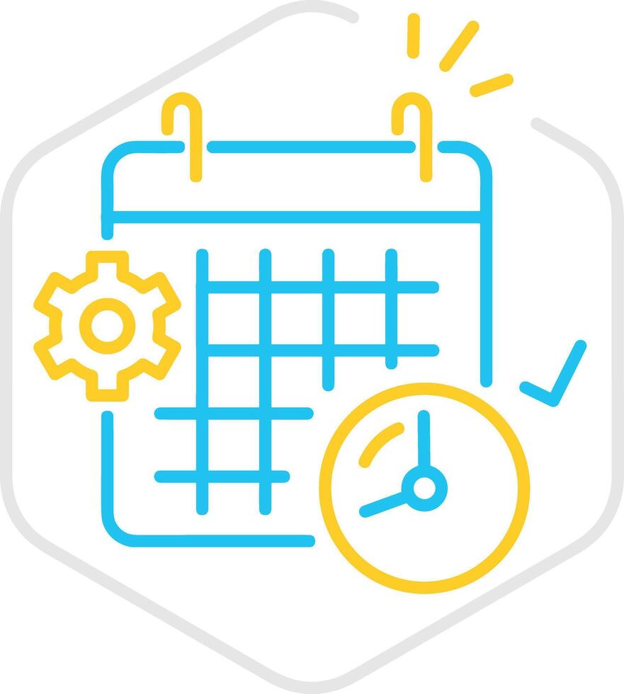 Calendar Icon for schedule reminder symbol image on the white background vector