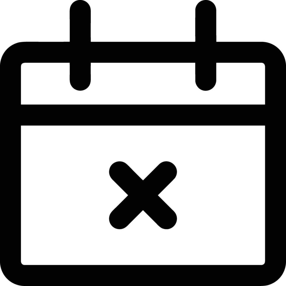 Calendar Icon for schedule reminder symbol image on the white background vector