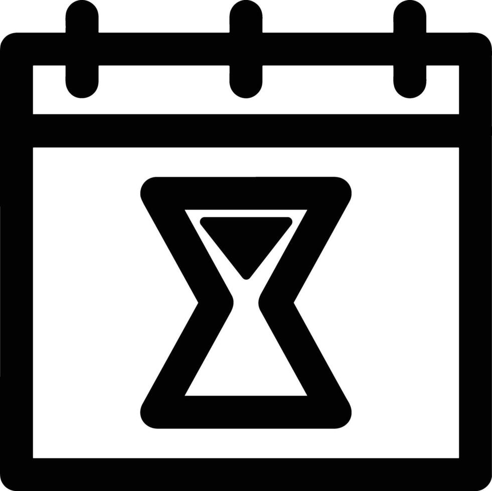 Calendar Icon for schedule reminder symbol image on the white background vector