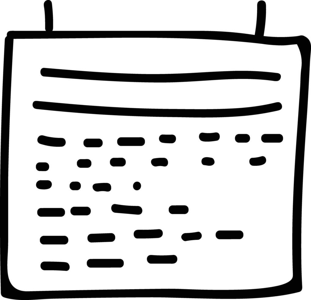 Calendar Icon for schedule reminder symbol image on the white background vector