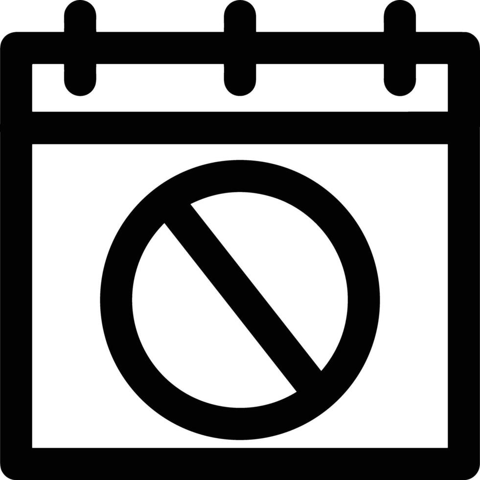 Calendar Icon for schedule reminder symbol image on the white background vector