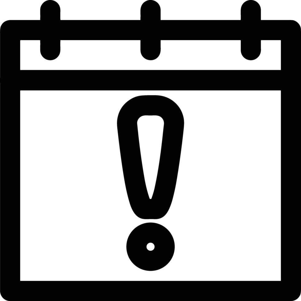 Calendar Icon for schedule reminder symbol image on the white background vector