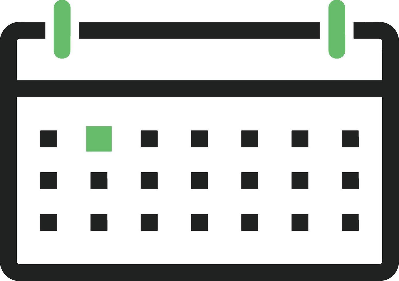 Calendar Icon for schedule reminder symbol image on the white background vector