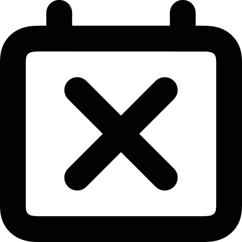 Calendar Icon for schedule reminder symbol image on the white background vector