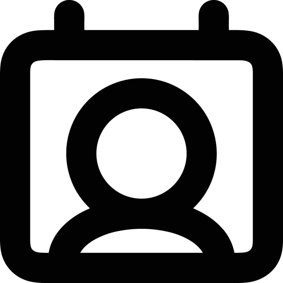 Calendar Icon for schedule reminder symbol image on the white background vector