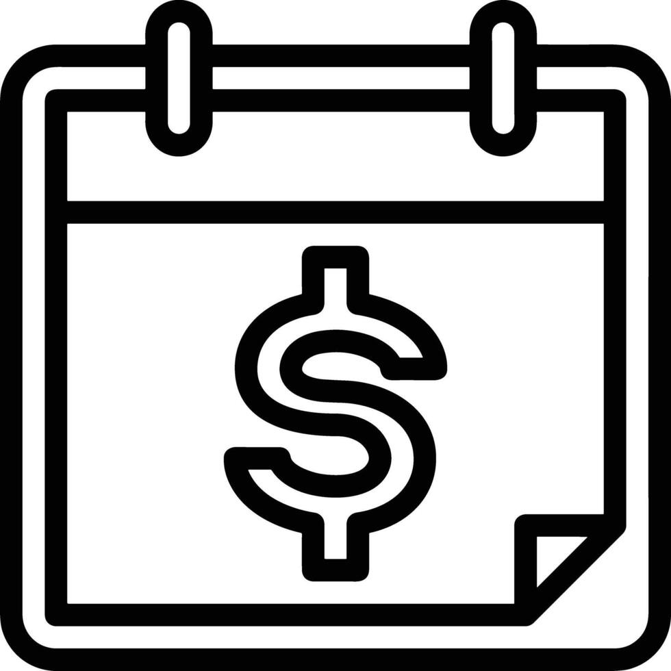 Calendar Icon for schedule reminder symbol image on the white background vector