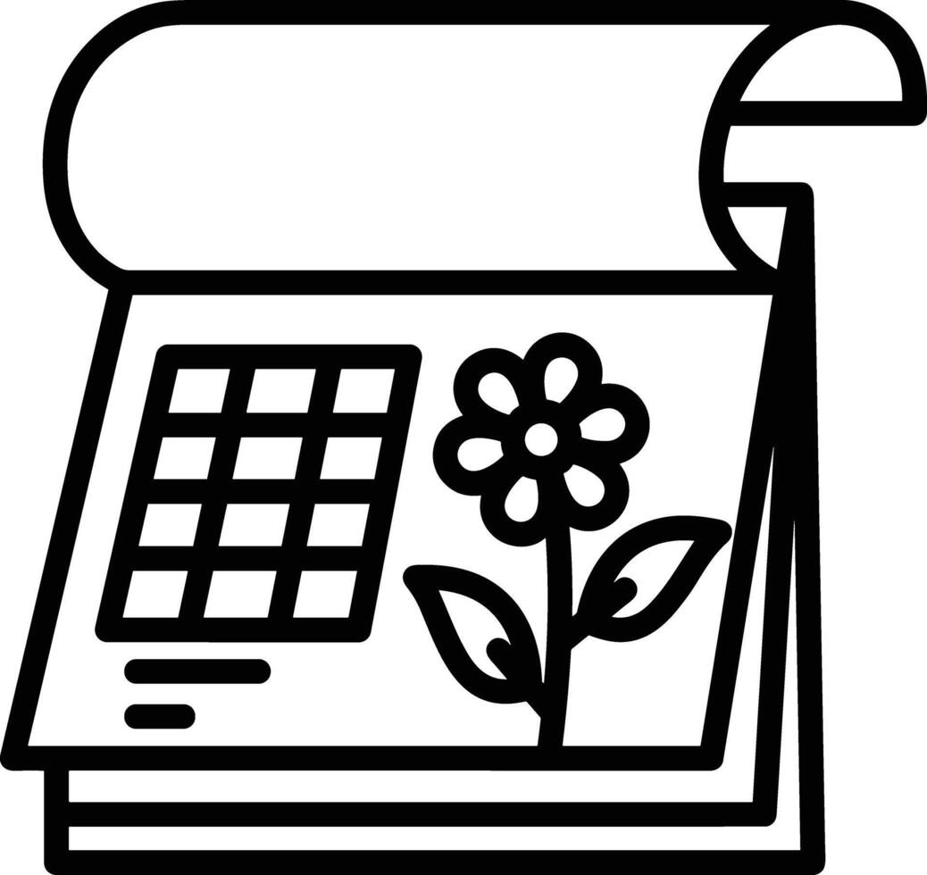 Calendar Icon for schedule reminder symbol image on the white background vector