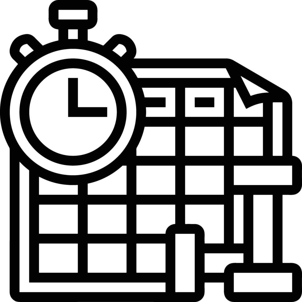 Calendar Icon for schedule reminder symbol image on the white background vector