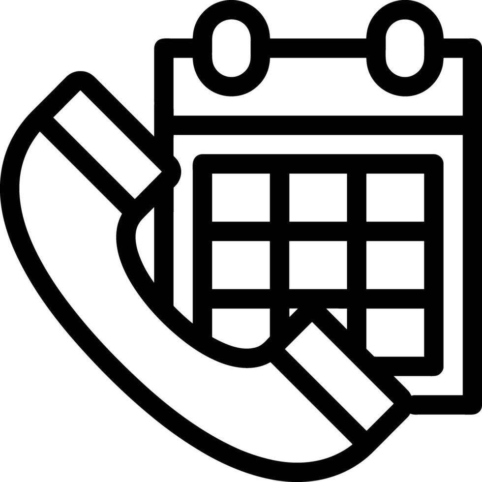 Calendar Icon for schedule reminder symbol image on the white background vector