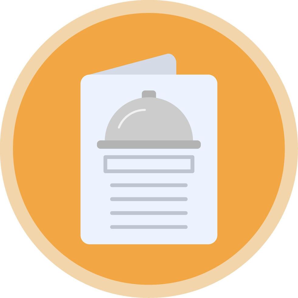 Menu Flat Multi Circle Icon vector