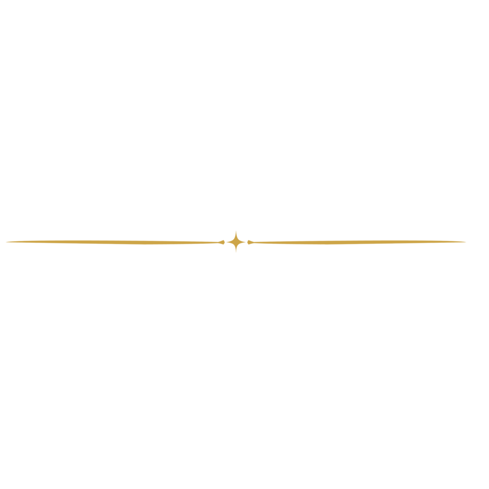 Aesthetic golden line png