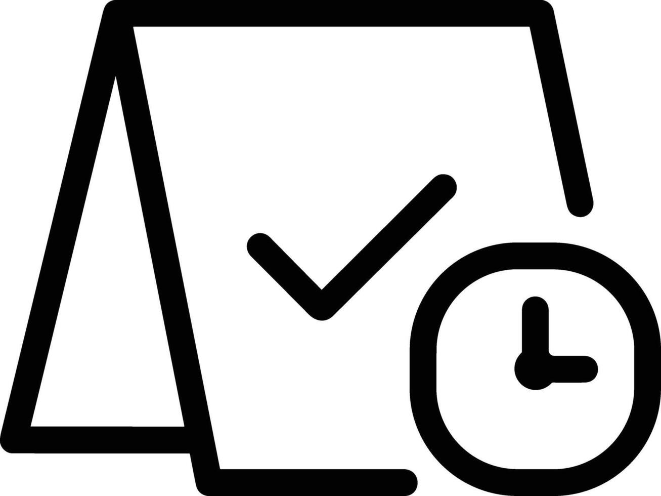 Calendar Icon for schedule reminder symbol image on the white background vector
