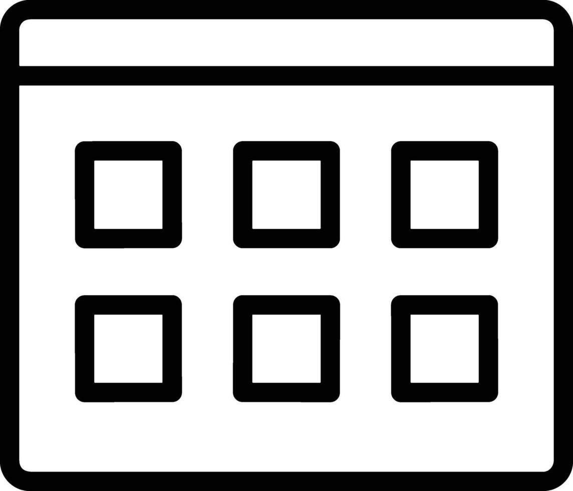 Calendar Icon for schedule reminder symbol image on the white background vector