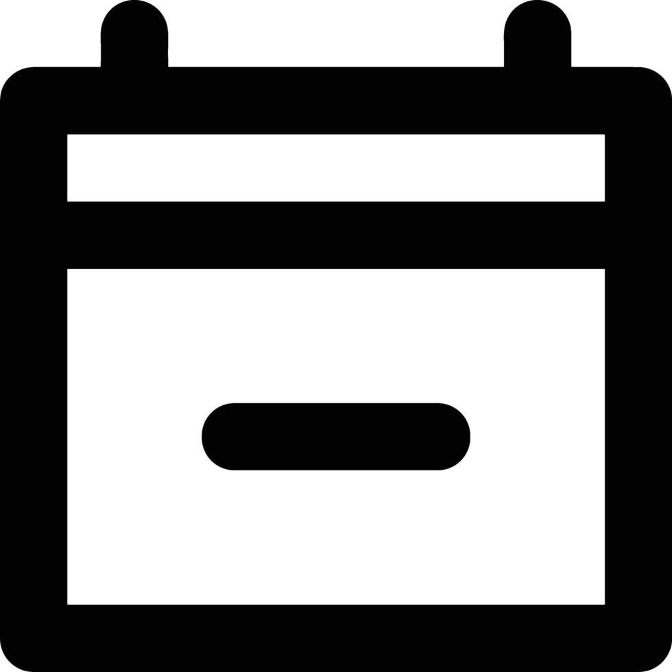 Calendar Icon for schedule reminder symbol image on the white background vector