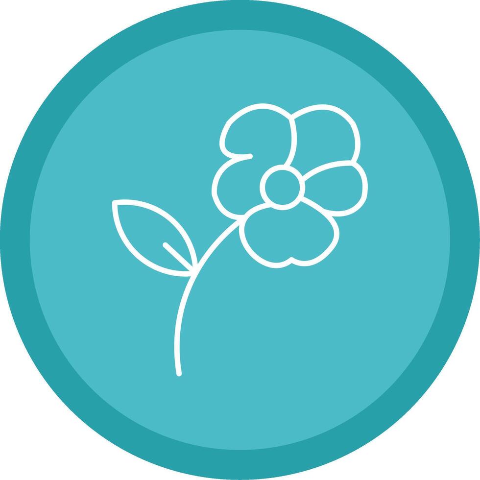 Mallow Line Multi Circle Icon vector