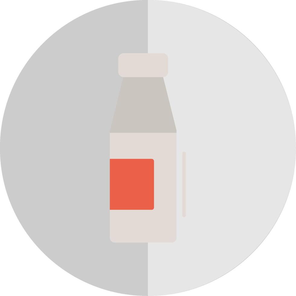 Milk Bottle Flat Scale Icon vector