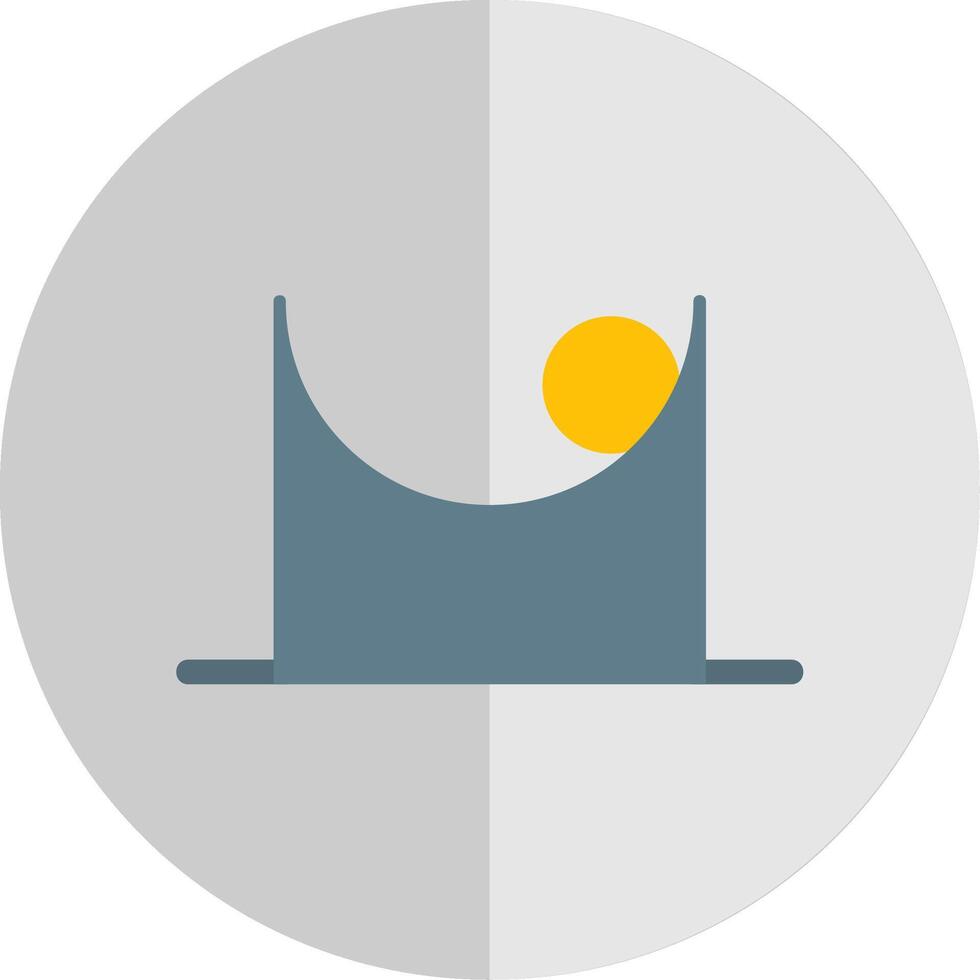Friction Flat Scale Icon vector
