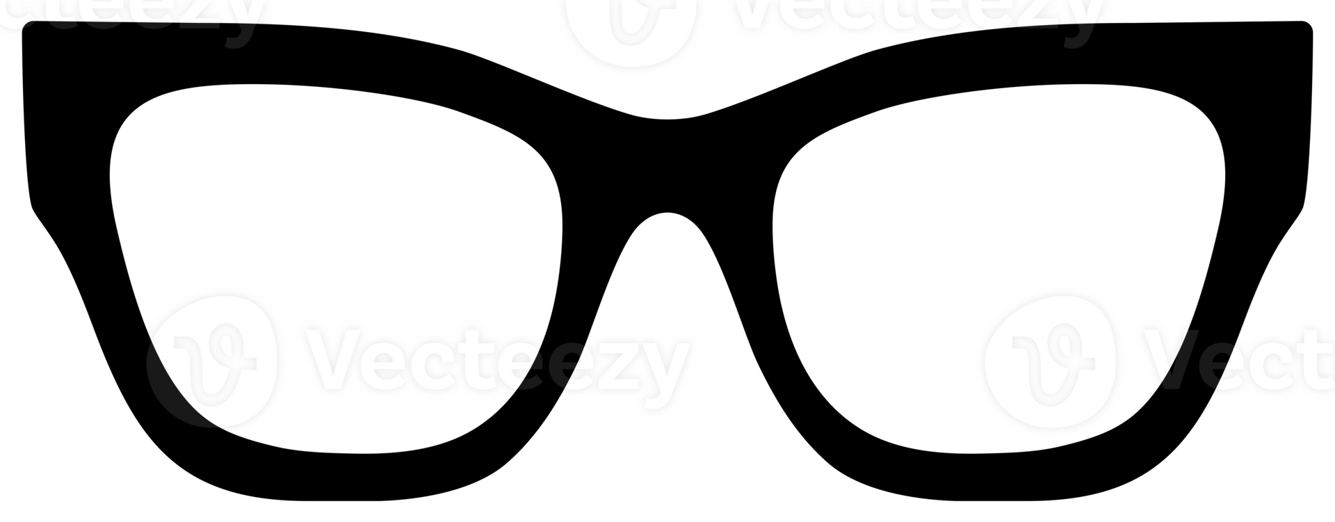 Eye Glasses Silhouette, Side View, Flat Style, can use for Pictogram, Logo Gram, Apps, Art Illustration, Template for Avatar Profile Image, Website, or Graphic Design Element png