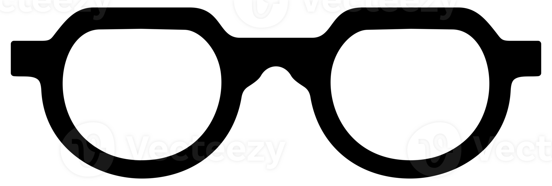 Eye Glasses Silhouette, Side View, Flat Style, can use for Pictogram, Logo Gram, Apps, Art Illustration, Template for Avatar Profile Image, Website, or Graphic Design Element png