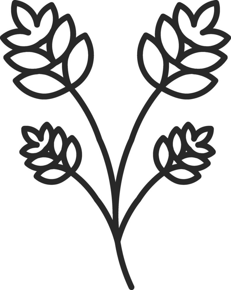 Oat Skined Filled Icon vector