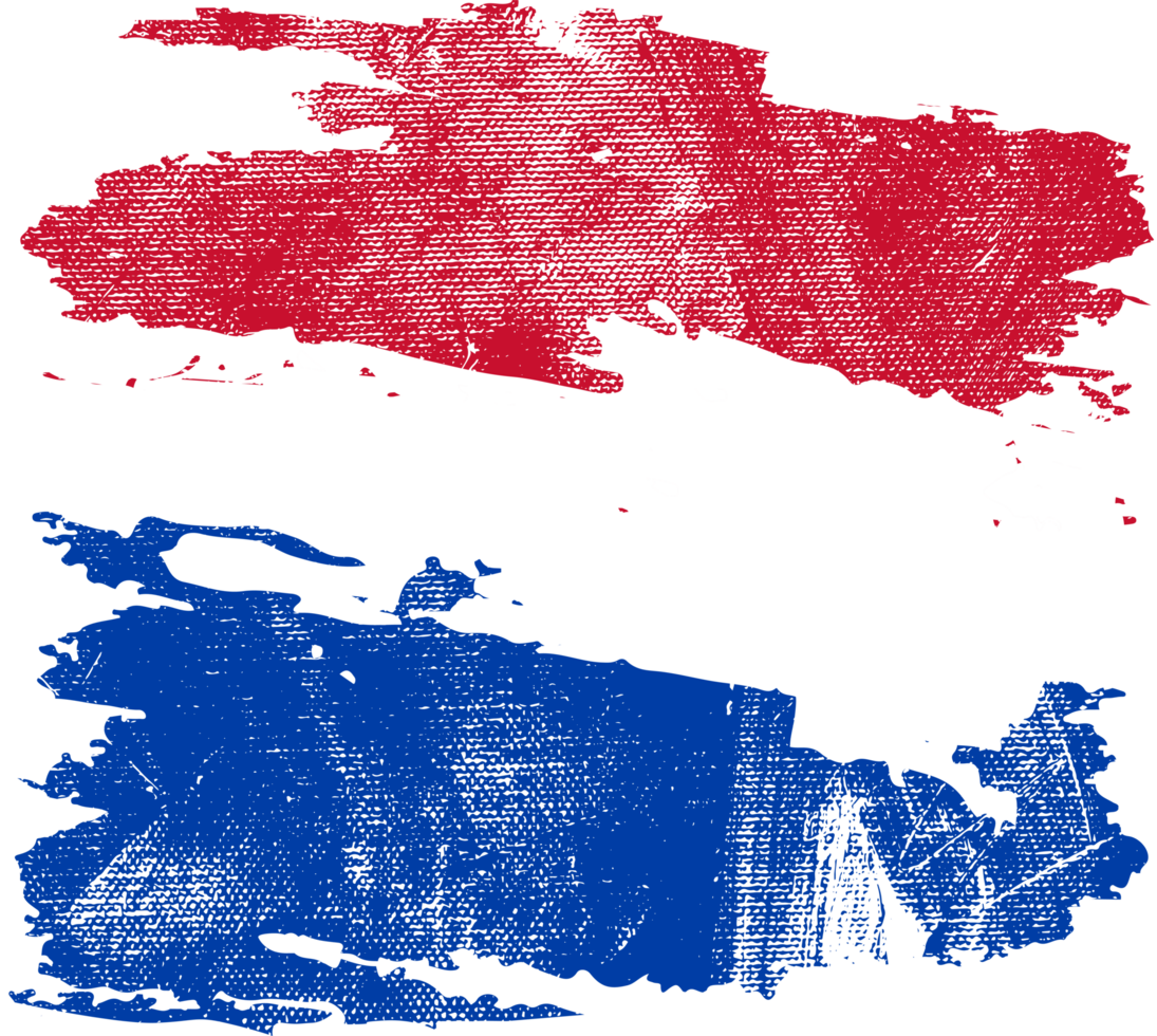 Nederland vlag muur verf textuur, gemaakt van schitteren fonkeling borstel verf png