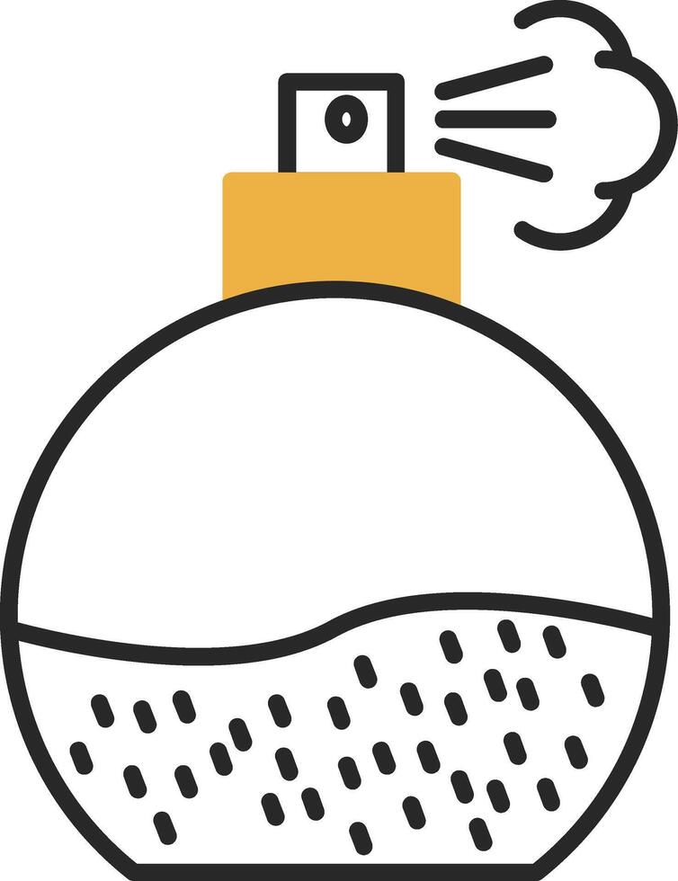 Fragrance Skined Filled Icon vector