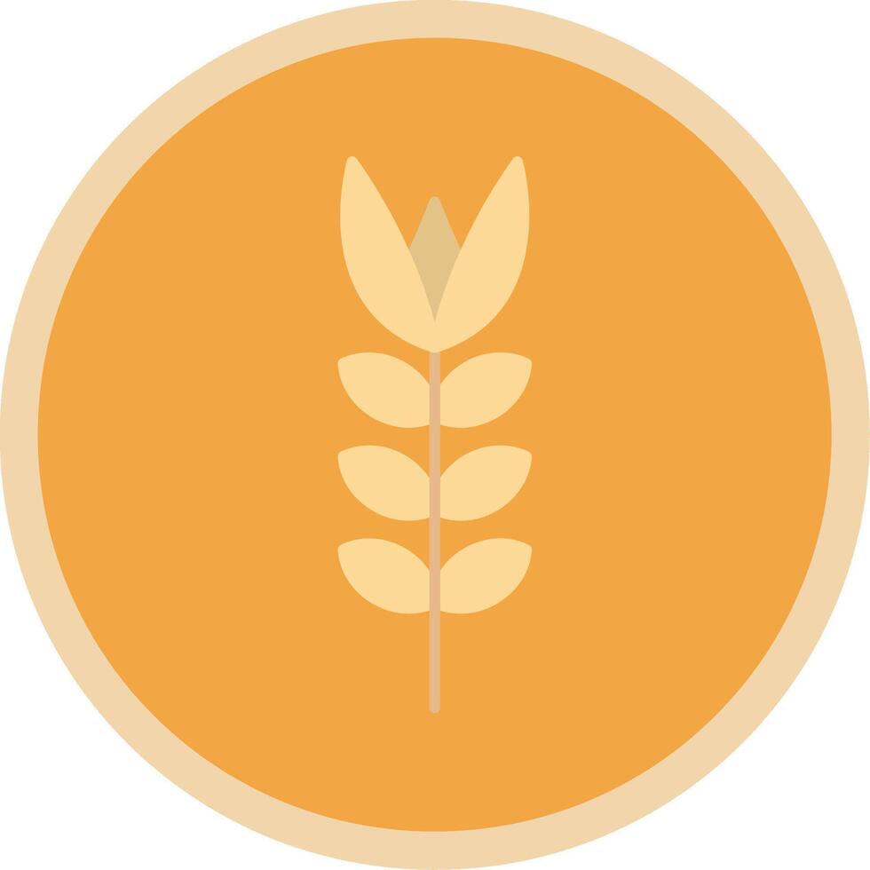 Oats Flat Multi Circle Icon vector