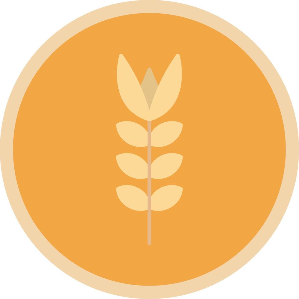 Oats Flat Multi Circle Icon vector