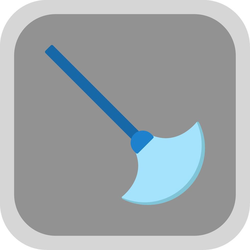 Duster Flat Round Corner Icon vector