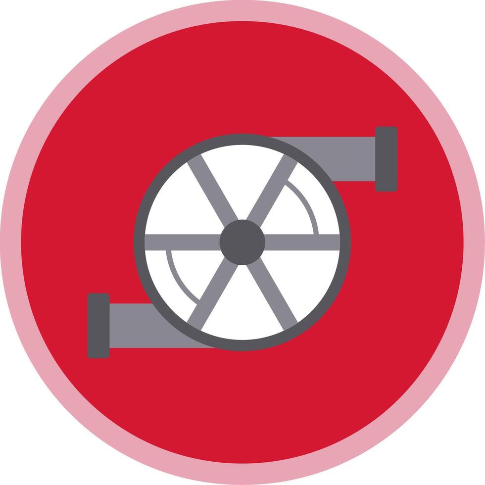 turbo plano multi circulo icono vector