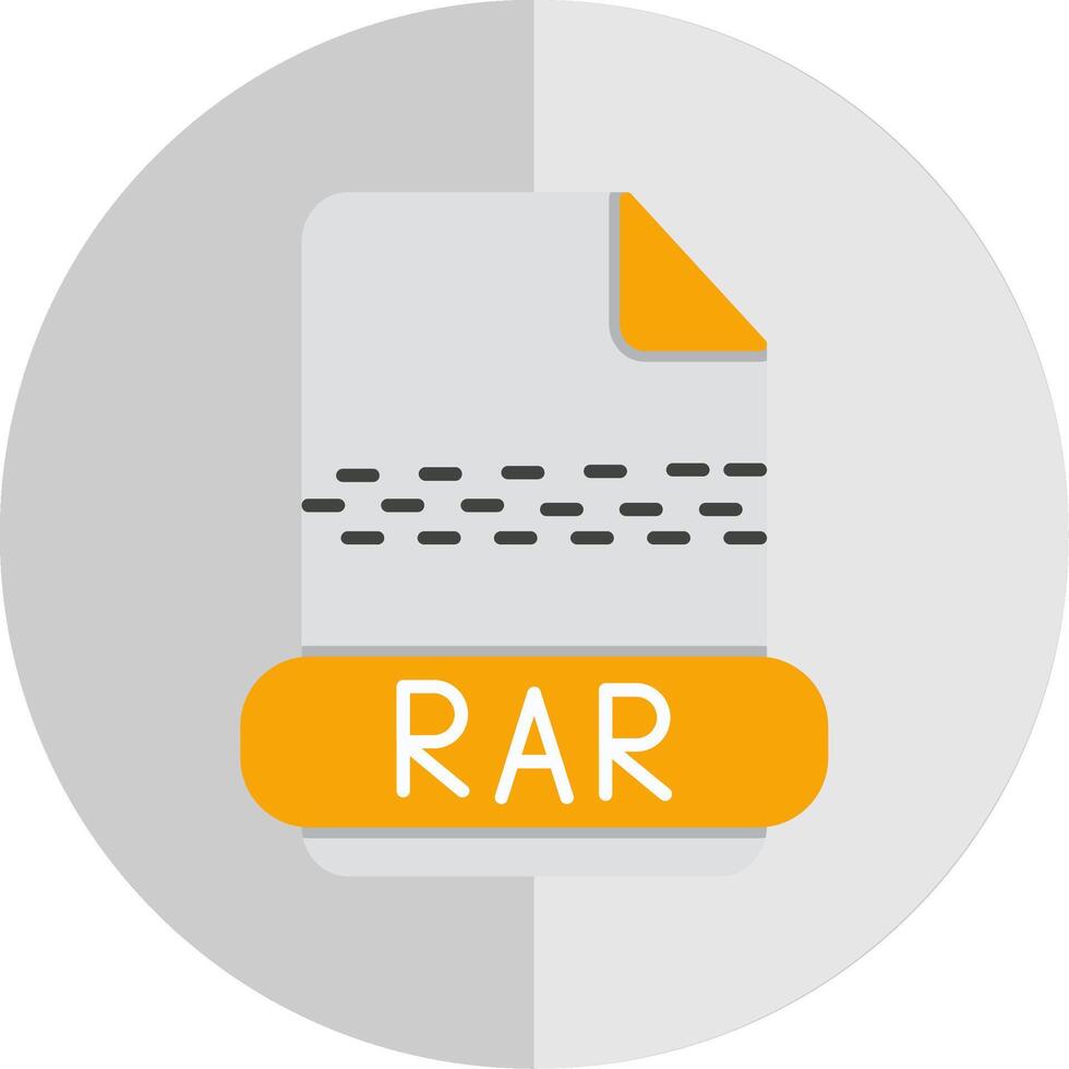 rar plano escala icono vector