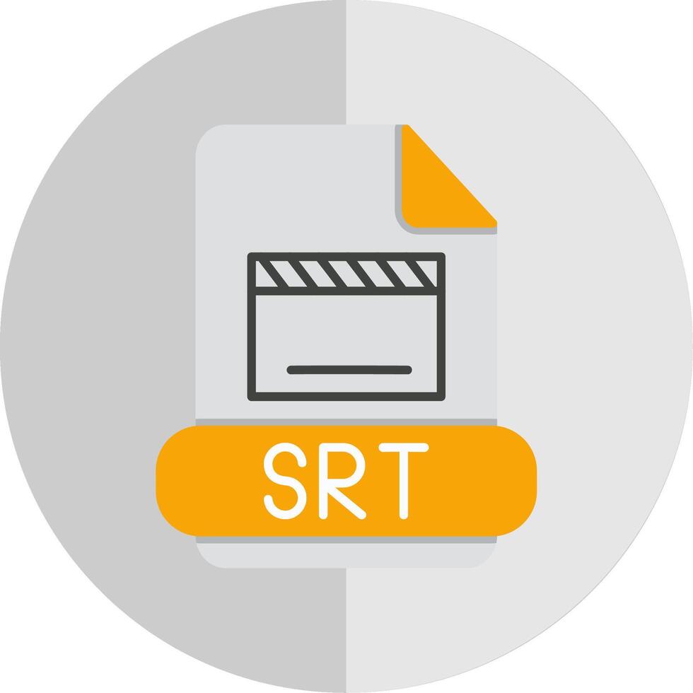 Srt Flat Scale Icon vector