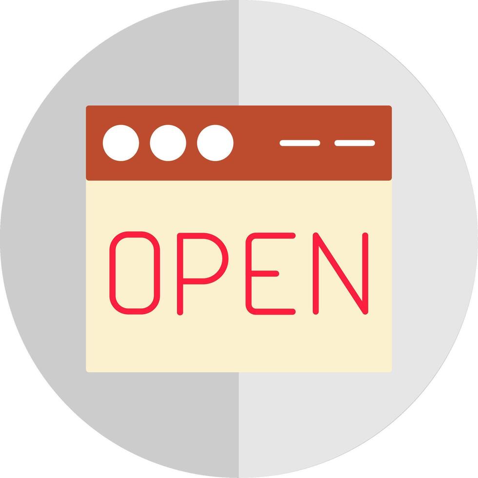 Open Flat Scale Icon vector