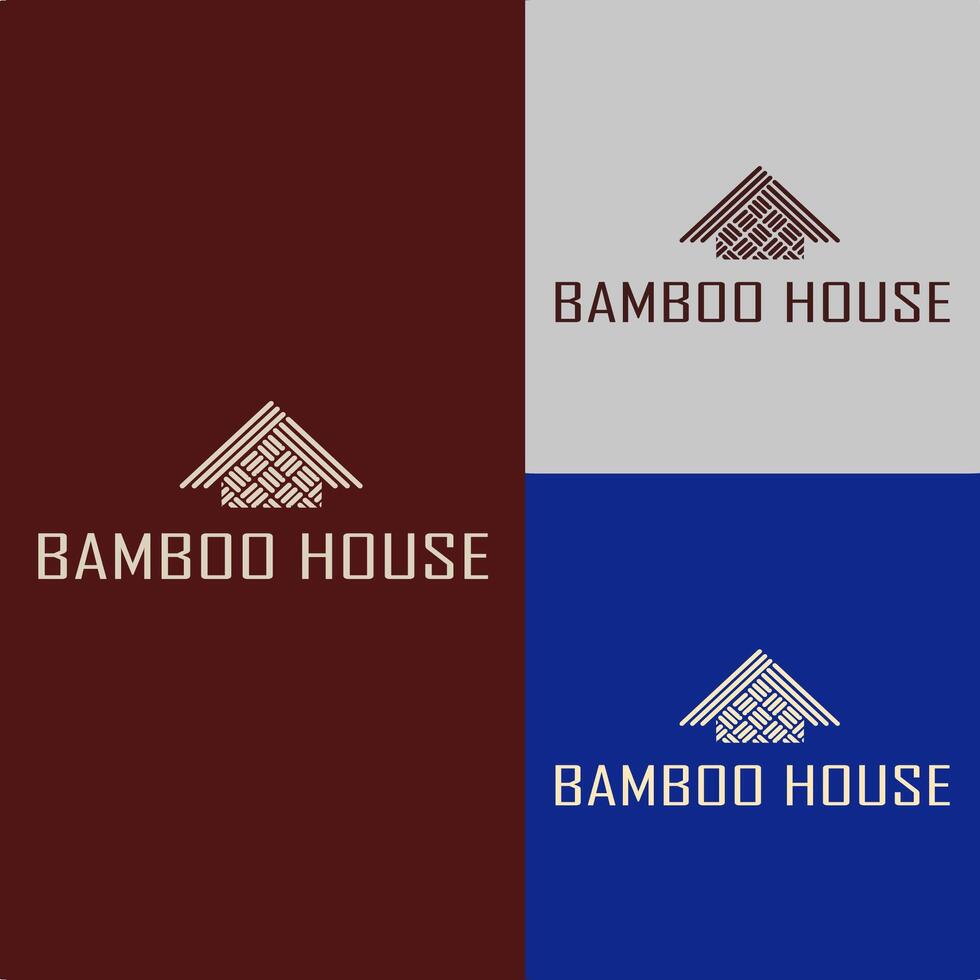 House Symbol Geometric Linear Style isolated on Double Background. Usable for Real Estate, Construction, Architecture and Building Logos. Flat Logo Design Template Element. vector