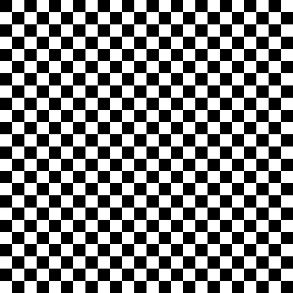 Black and white checkered seamless pattern vector