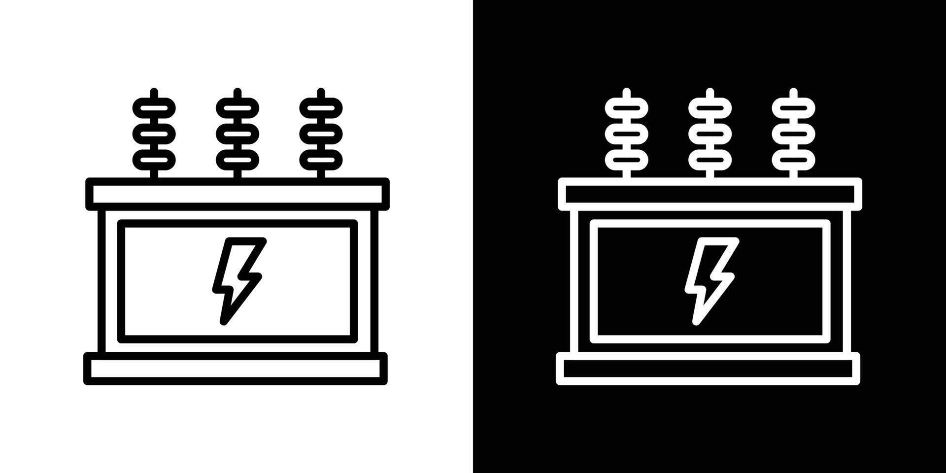 transformador icono conjunto vector