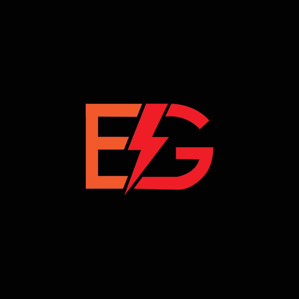 Eg logo design vector