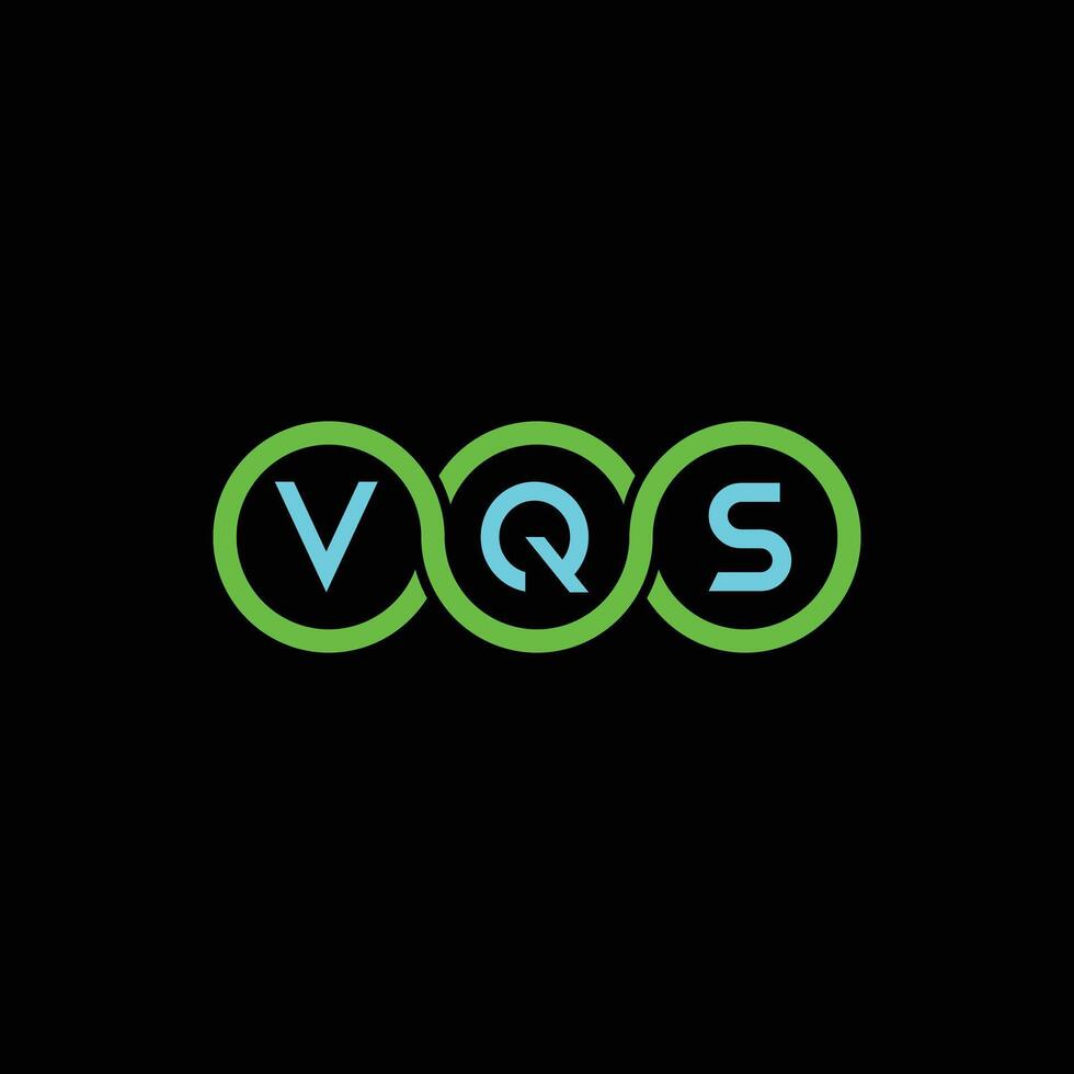 VQS logo. VQS letter. VQS letter logo design vector