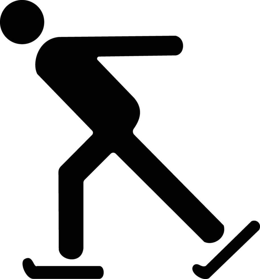 a black and white silhouette of a person on a skateboard vector