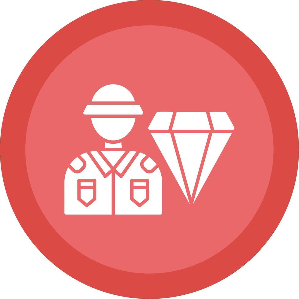 High Value Glyph Multi Circle Icon vector