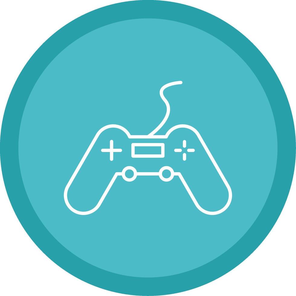 Gaming Line Multi Circle Icon vector