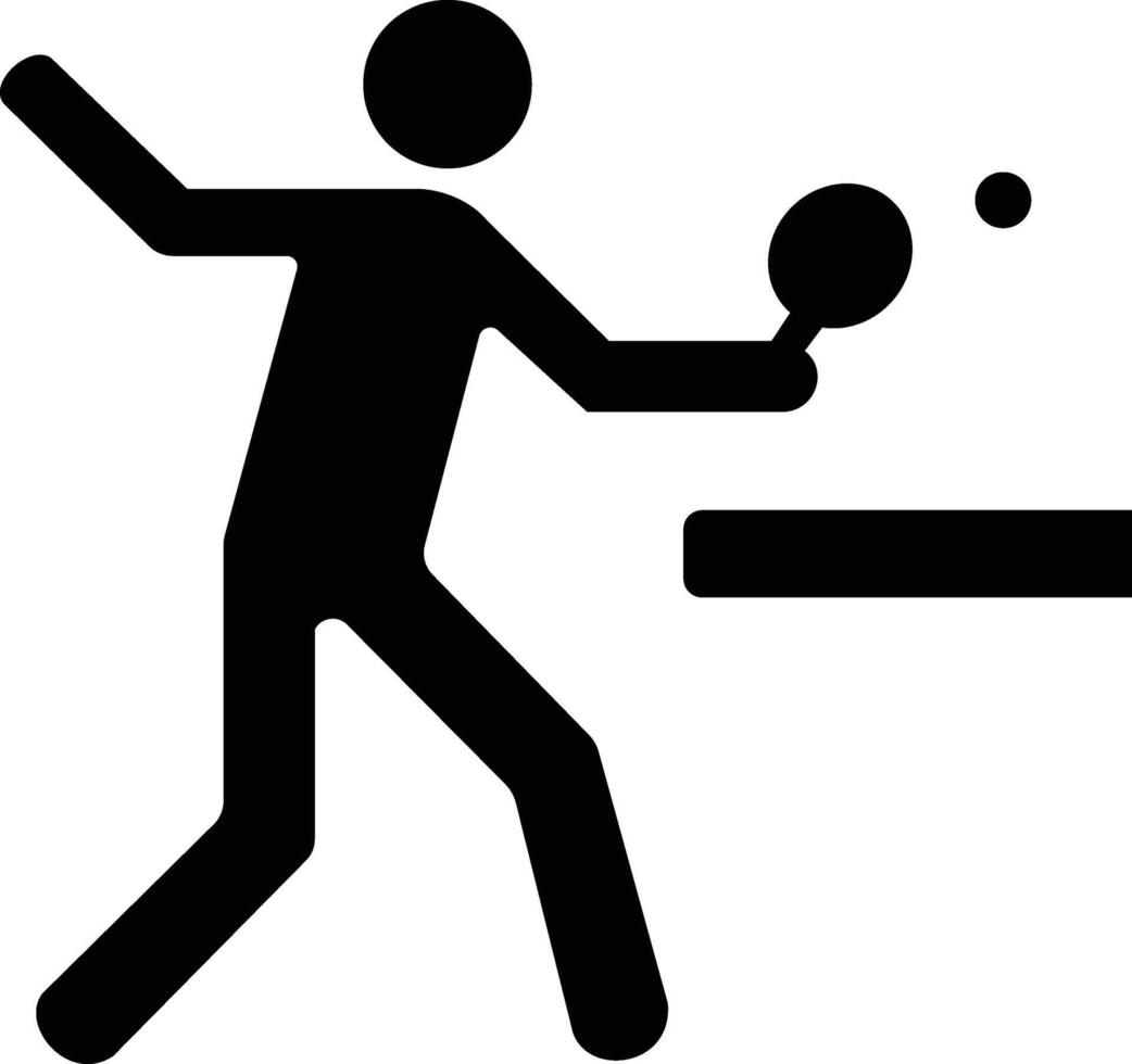 table tennis icon vector