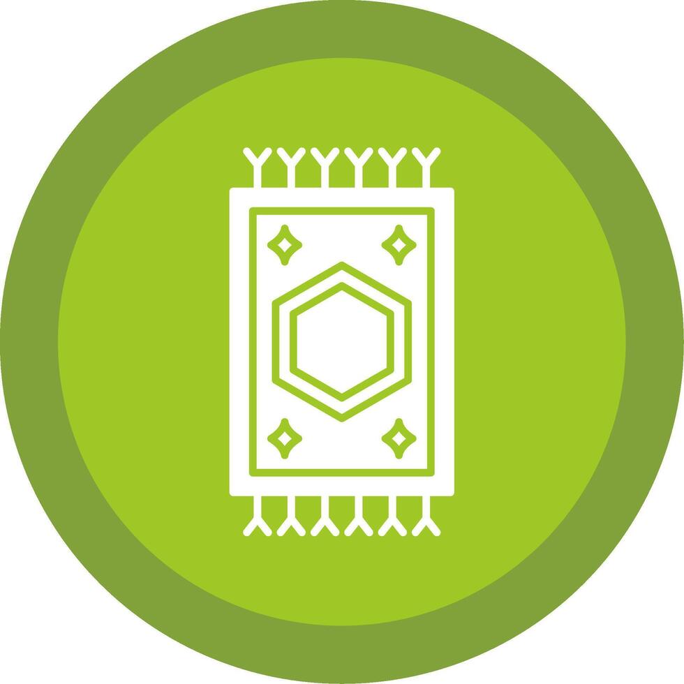 Carpet Glyph Multi Circle Icon vector