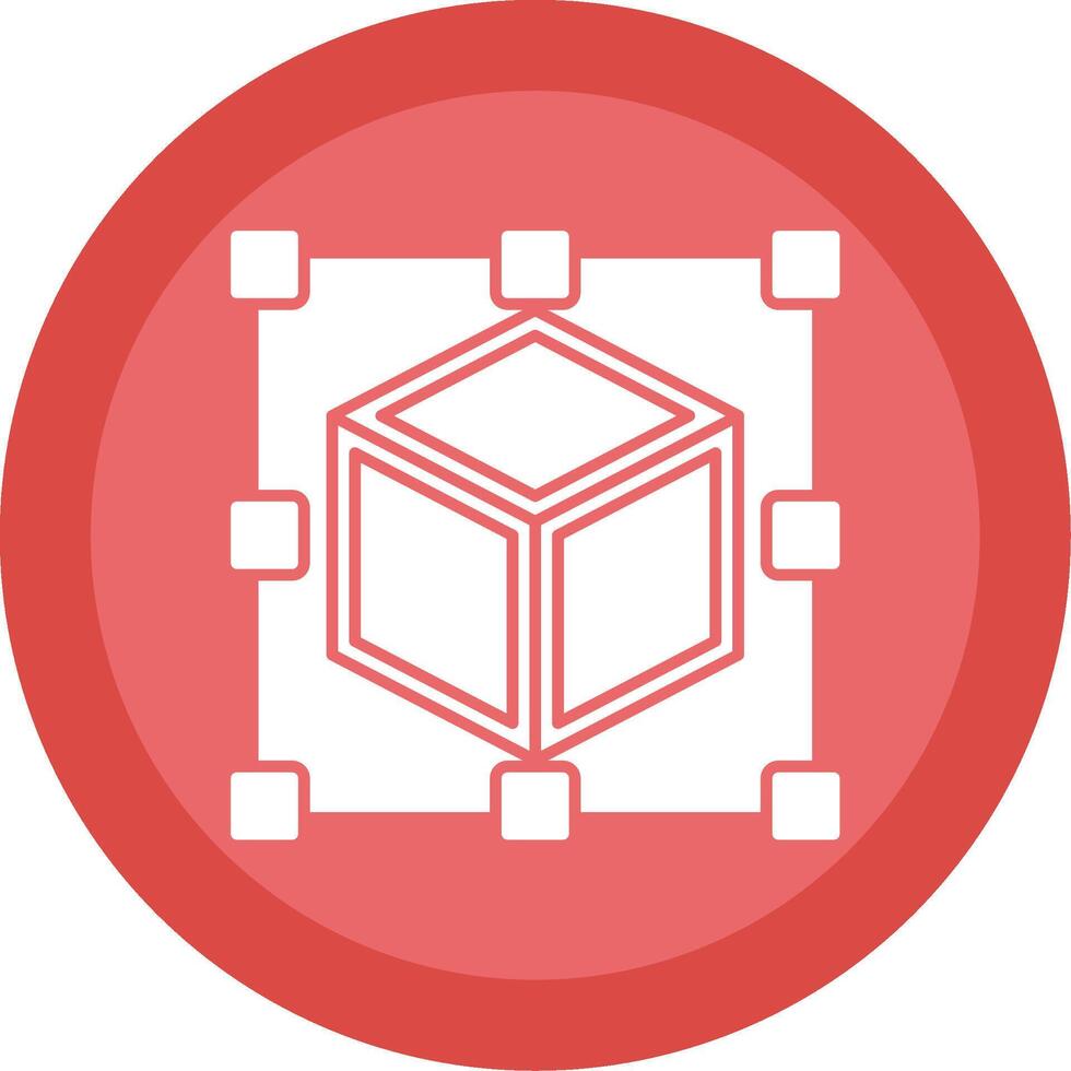 Scale Glyph Multi Circle Icon vector