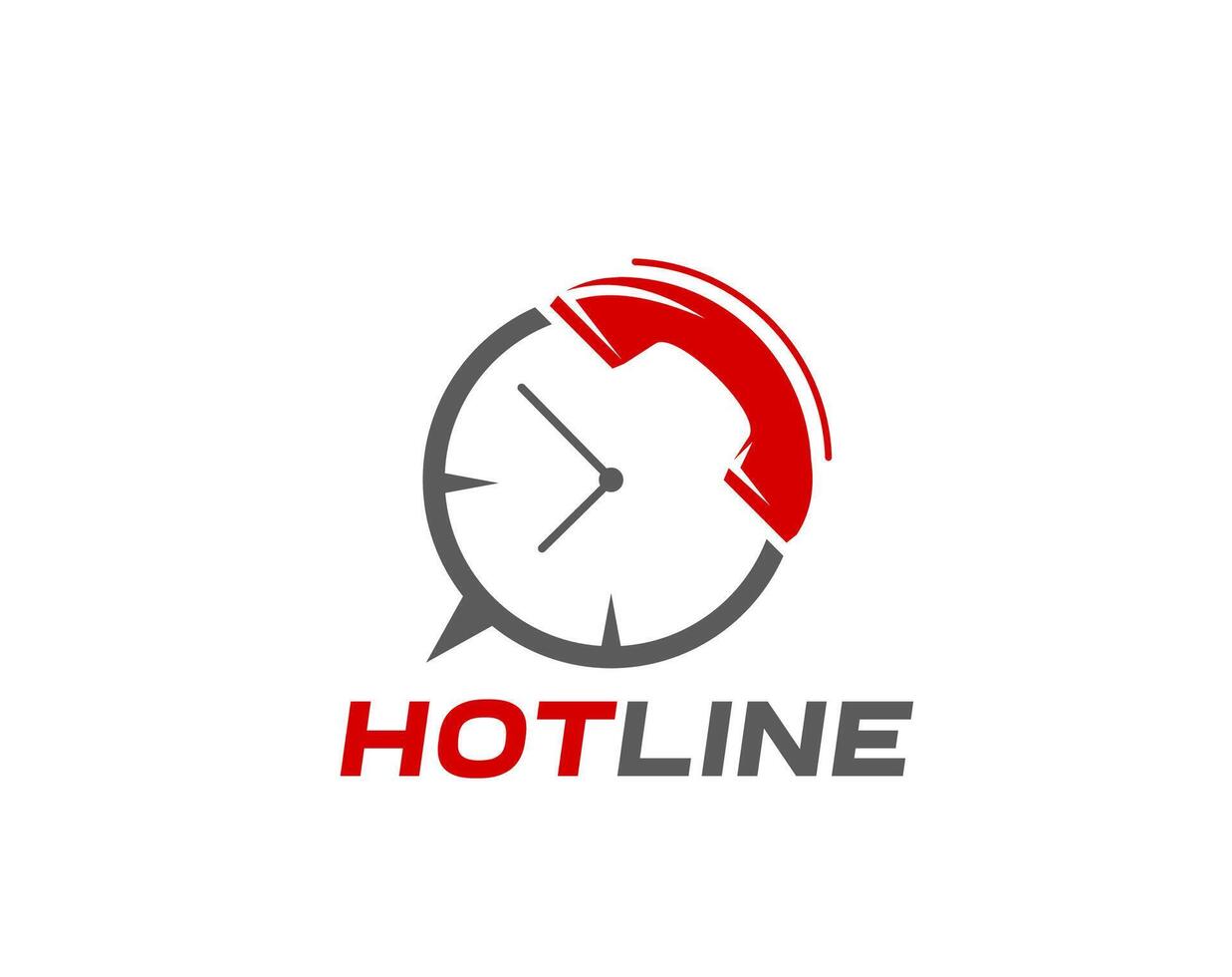 Call center icon, customer support hotline service vector